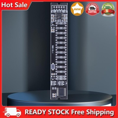 Mini Double Dual 12-bit VU Meter Stereo Amplifier Board Adjustable Light Speed D