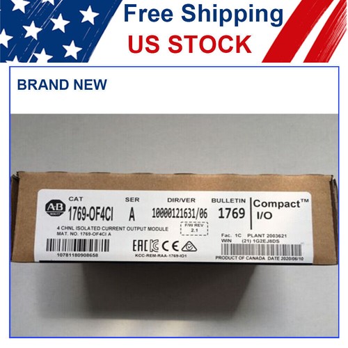 NEW Allen-Bradley 1769-OF4CI CompactLogix 4 Pt A/O Current Module 1769OF4CI US