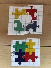 Vinyl Stickers Decals Autism Awareness 3  2 Patterns 11 Each 22 Total