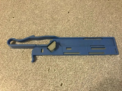 OEM Dell OptiPlex 9.5mm Optical Drive DVD Blue Latch Caddy Bracket 4H4R8 - Picture 2 of 2