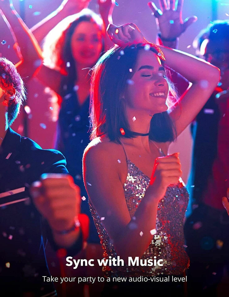 TT-SL215 Led Strip Lights Works with Alexa,32.8FT Smart WiFi Music Rope LED42 - Image 3 of 4