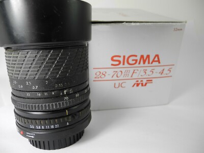 Sigma Canon Fd Support UC Zoom Multi Revêtu 3.5-4.5/28-70mm