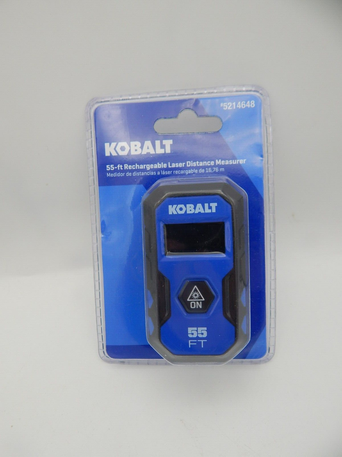 NEW KOBALT 5214648 55 FT RECHARGEABLE LASER DISTANCE MEASURER eBay