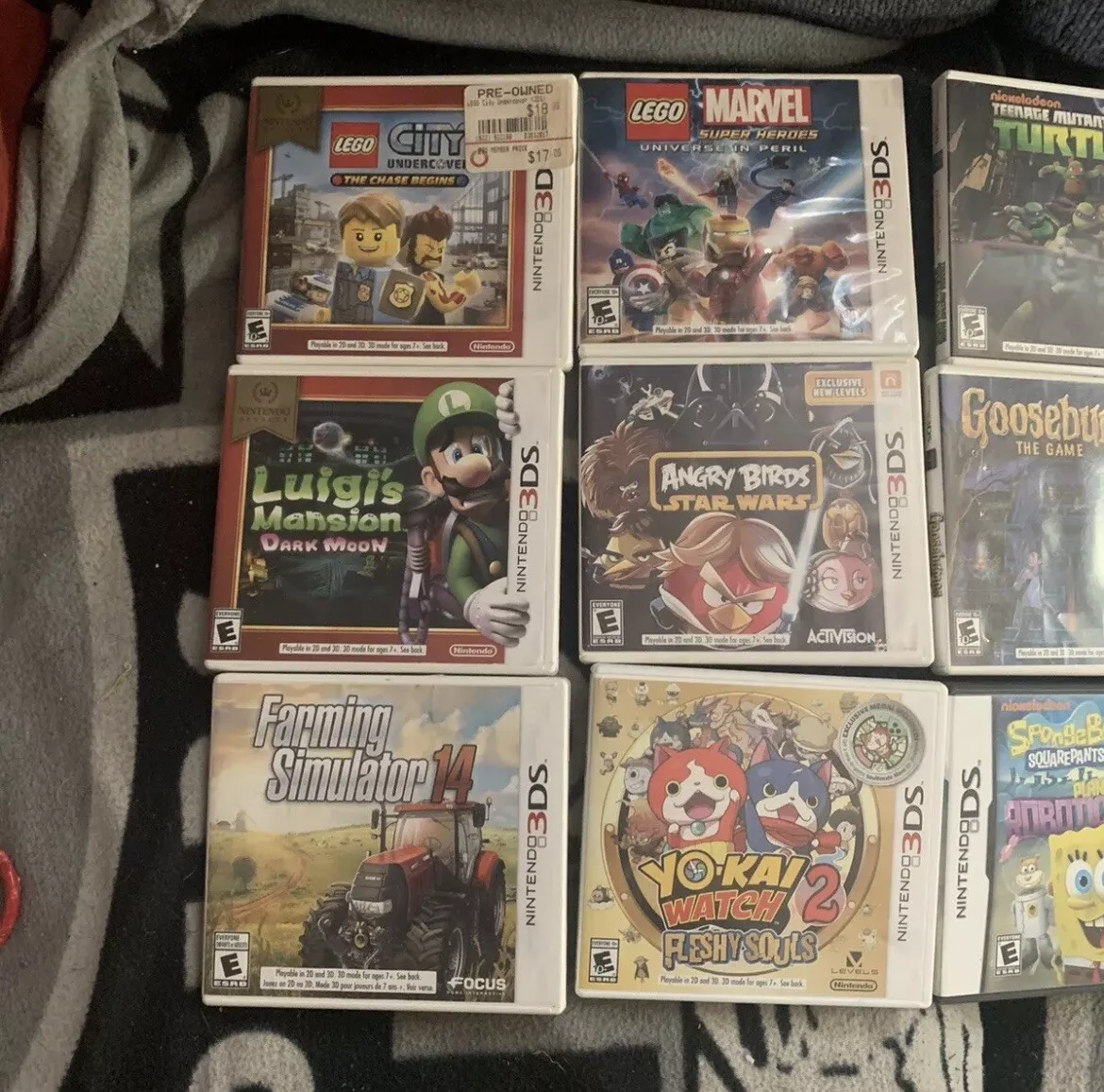 6 Nintendo 3DS Game Cases Only NO GAMES INCLUDED Mario Kart, Pokemon, Smash  Bros