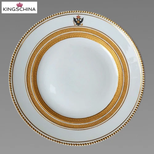 RARE ARMORIAL Imperial Porcelain BERLIN KPM Plate PRINCE RUDOLSTADT crest