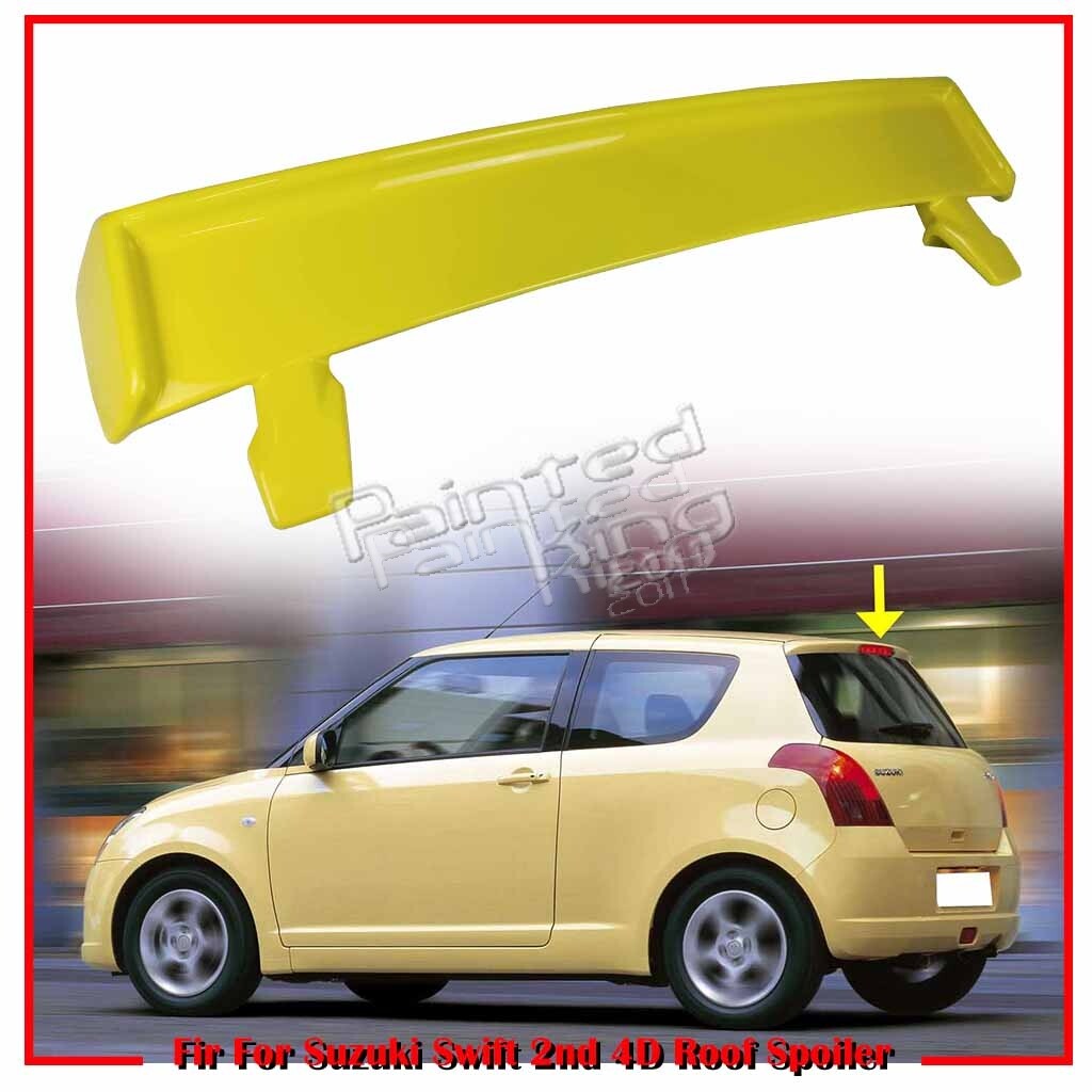 05-11 Fit For Suzuki Swift 2nd Rear M Type Trunk Spoiler ZD11S
