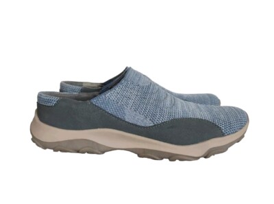 Earth Origins Women's Shoes Size 10 Blue Knit Talin Clogs Slip On Comfort