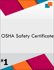 OSHA Safety Certificate