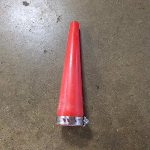 Maglite Flashlight Accessory Traffic Safety Wand Cone ORANGE/RED W/HOSE CLAMP
