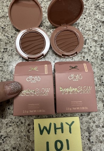 X2 CIATE Brazilian Glow Bronzing Powder in COCOA ISLAND .08oz/2.5g MINI DELUXE - Picture 17 of 22