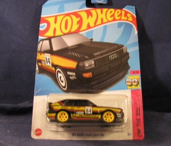2023 Hot Wheels '84 Audi Sport Quattro HW the 80s #152, w/Real Riders Wheel Swap