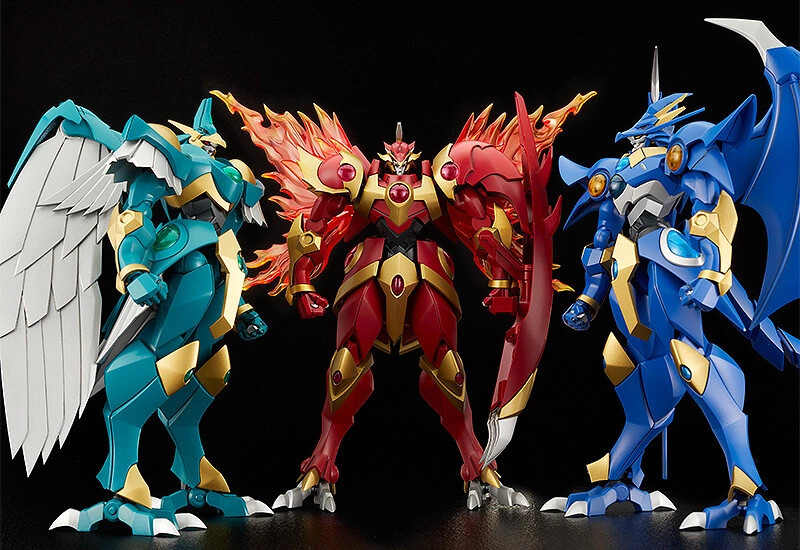 MODEROID Magic Knight Rayearth Flame God, Sea God, Sky God