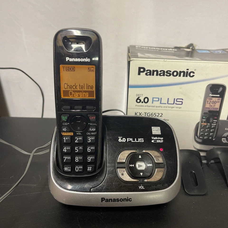 Panasonic KX-TG6522GB - Teléfono Duo (Dect, Pantalla 1.8", Agenda 100 Entradas Foto 2 de 4