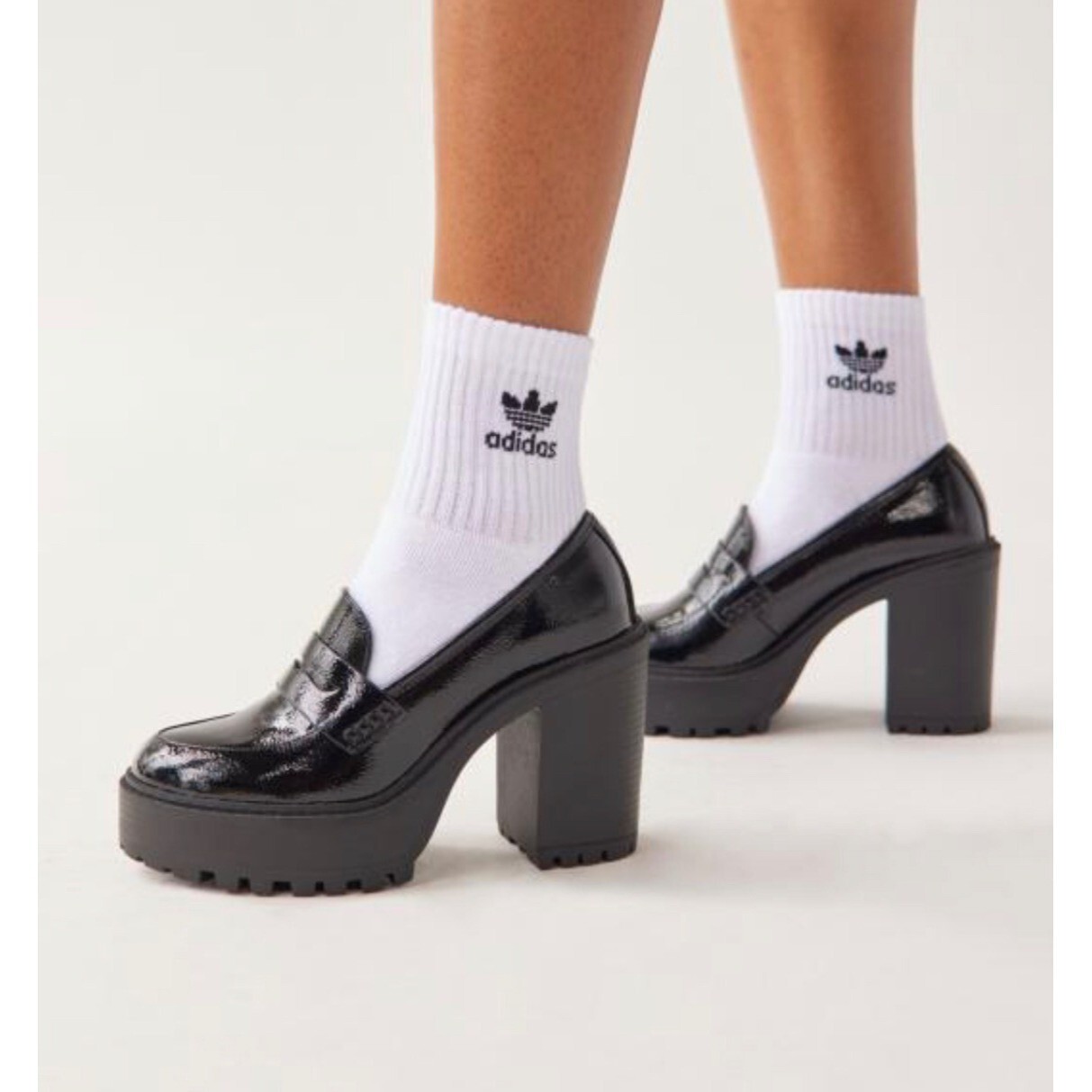 URBAN OUTFITTERS UO Rosie Mary Platform Loafers in Bl… Gem