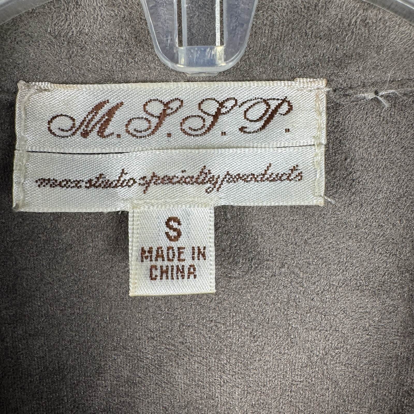 Max Studio Long Sleeve Button Down Suede Like Blo… - image 3