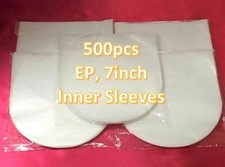 Semitransparency Replacement Plastic Sleeves 7 inch vinyl EP 17cm Single 500pcs