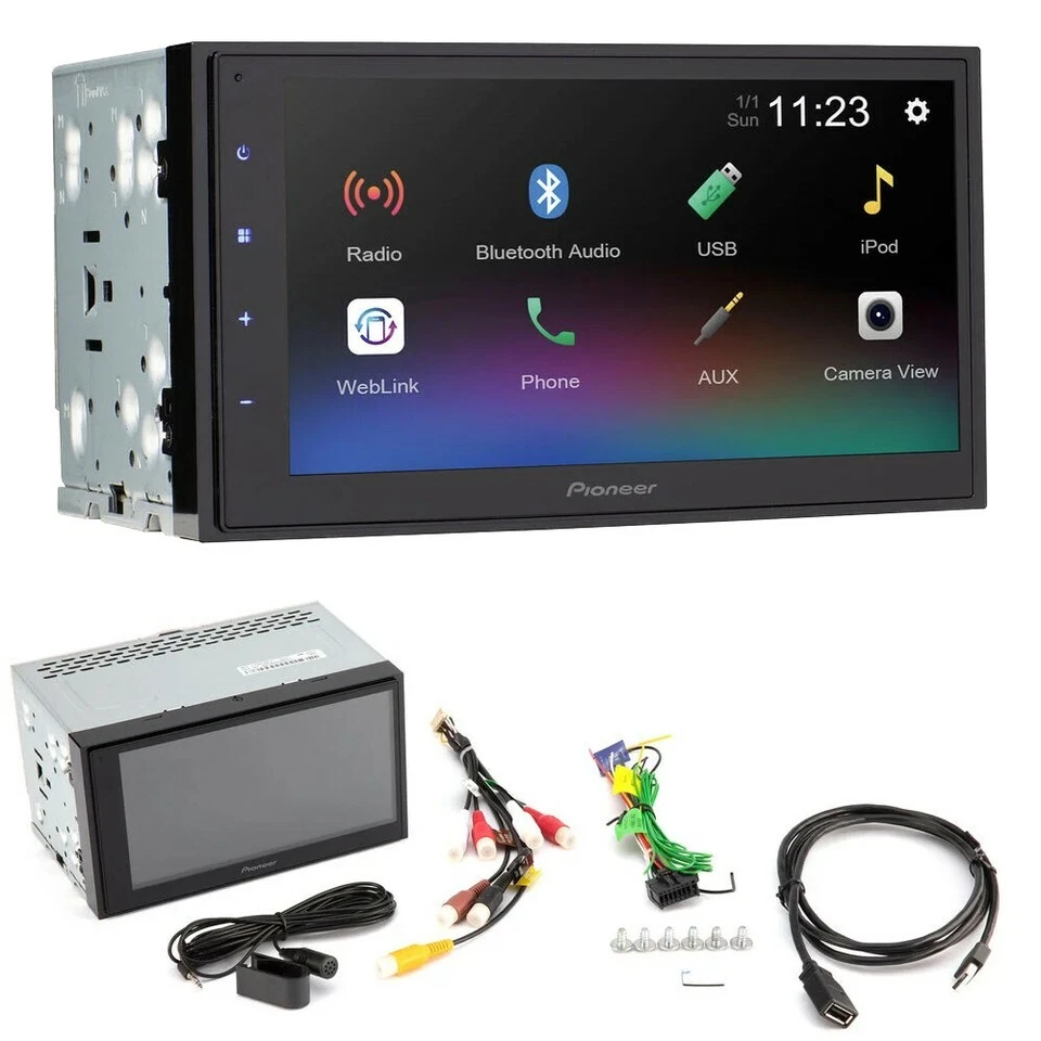 Pioneer 6,8 дюйма медиаресивер автомобильный стерео радио комплект для 2006 - 2008 Dodge RAM 1500 - Изображение 2 из 3