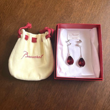 Earrings Baccarat japan with box crystal