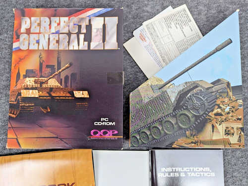 CIB Perfect General II Big Box (PC, 1994) Tank Strategy CD-ROM - VGUC - Picture 12 of 18