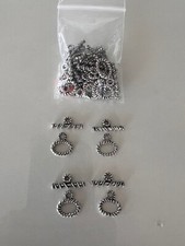 Toggle clasp for jewelry making/ rope design/ 10 per unit
