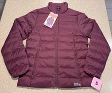 NWT Eddie Bauer Ladies Women  s Down Packable Puffer Jacket Red Small S  129