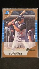 2005 Bowman #283 Jesse Gutierrez Gold