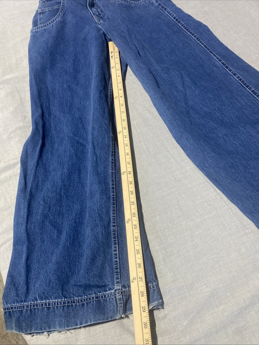 A.LAB 26” Mega Rave Ultra Baggy Jeans 30x29 Dark Blue Denim Y2K