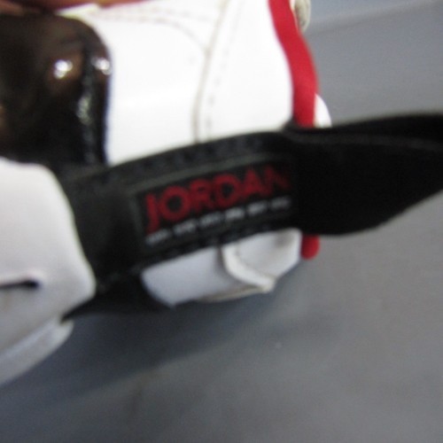 Jordan XI 11 Retro Crib Bootie Sneakers Black White Red Infant Shoes 6C - Picture 6 of 8
