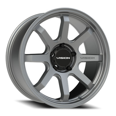 20x9 Vision 351 Flow Satin Grey Wheel 5x5.5 (10mm)