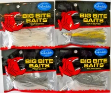 Lot of 4 BIG BITE BAITS 1/2oz REAL DEAL DEFLECTION SWIM JIG in 3 colors