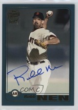 2018 Topps Archives Fan Favorites Auto 2001 Design Robb Nen #FFA-RN Auto 8cx