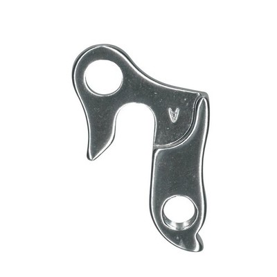 XLC DO-A06 Schaltauge Aluminium, schwarz oder silber (Farbe zufällig, 1 Stück)