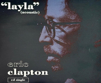 CD Eric Clapton LAYLA (Acoustic) 1992, Maxi-Single, Tears In Heaven (Acoustic)