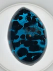 One of a kind Beautiful, Brand New Solid Blenko Glass Egg—Cerulean