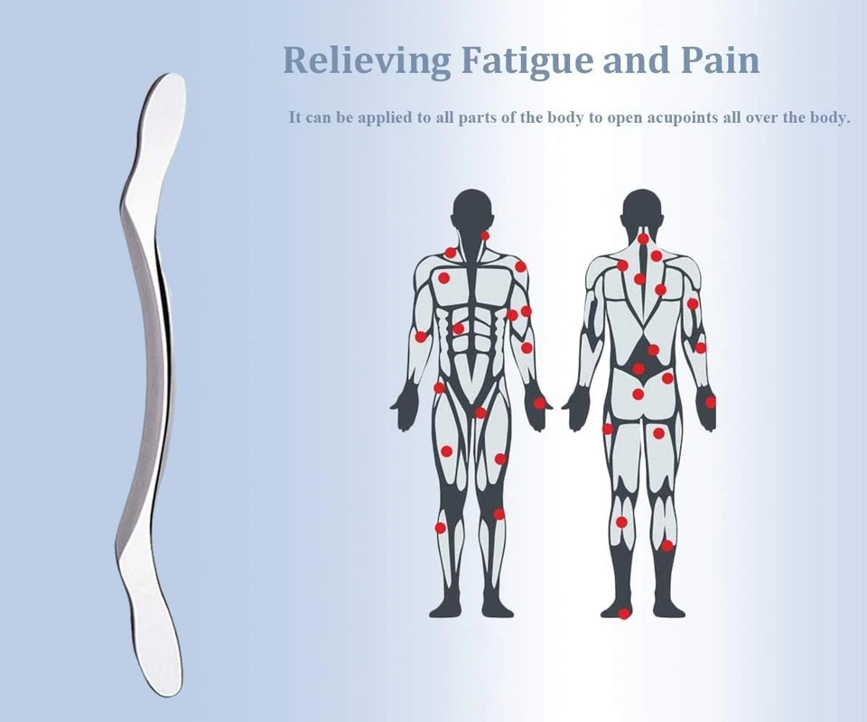 Versatile Stainless Steel Gua Sha Tool - Portable Massage for Total Relaxation - Image 4 of 4