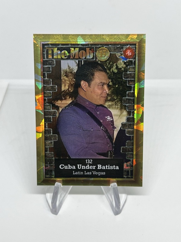 2025 Historic Autographs 15th Anniversary Cracked Ice 4/6 Cuba Under Batista 132