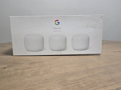 Google Nest Wifi Router and 2 Points - Snow
