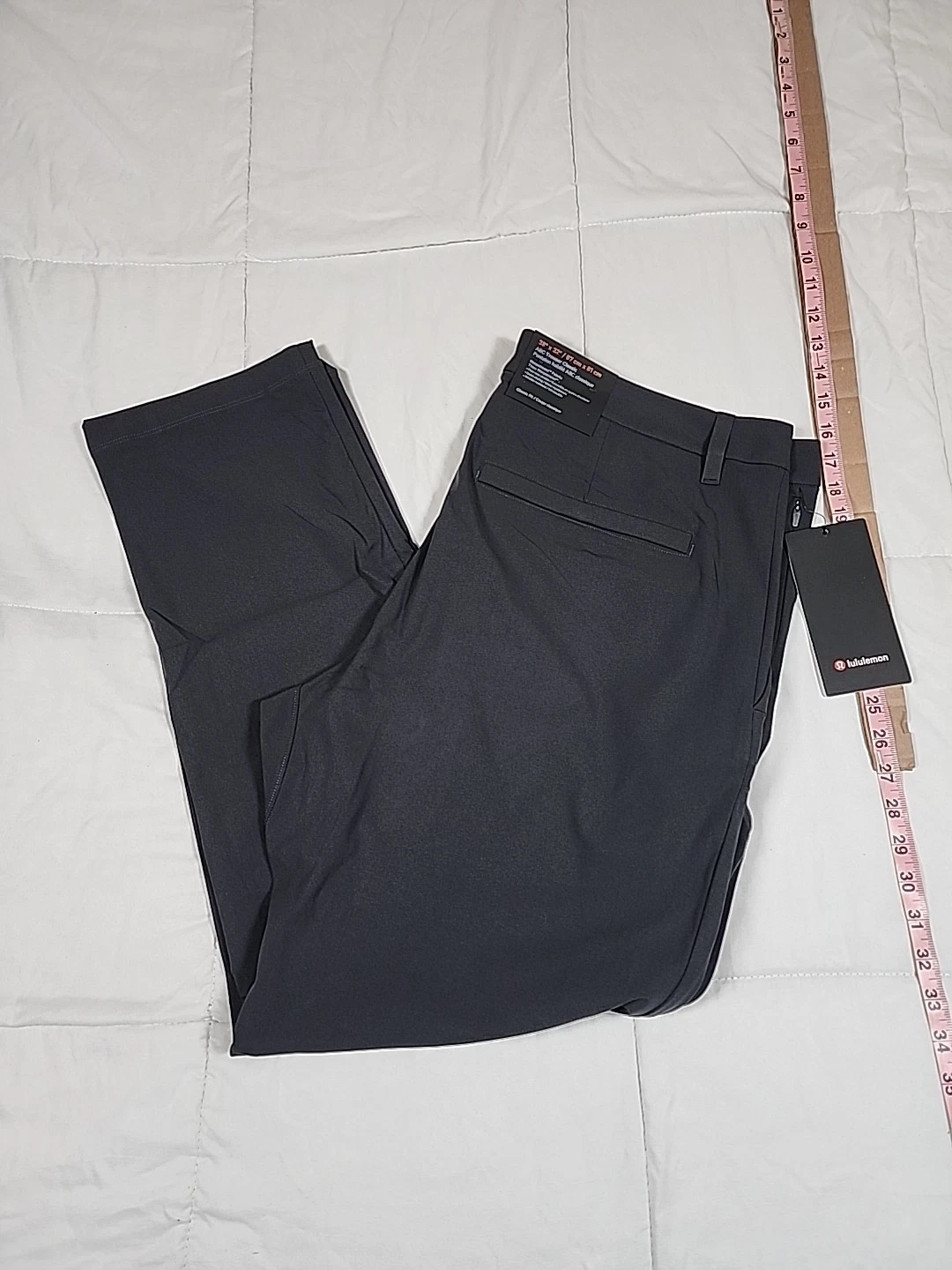 38x32 Lululemon ABC Trouser Classic Fit Warpstreme Men's Pants Color Obsidian
Opens in a new window