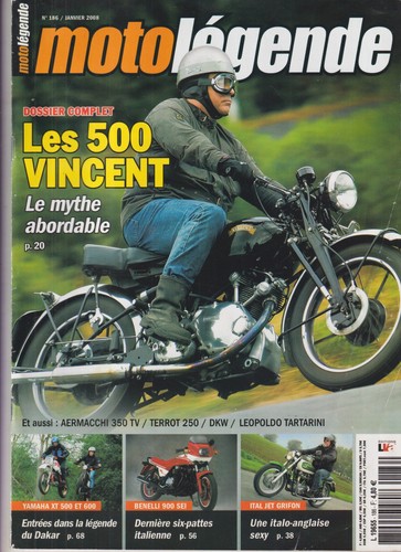 MOTO LEGENDE N°186 500
