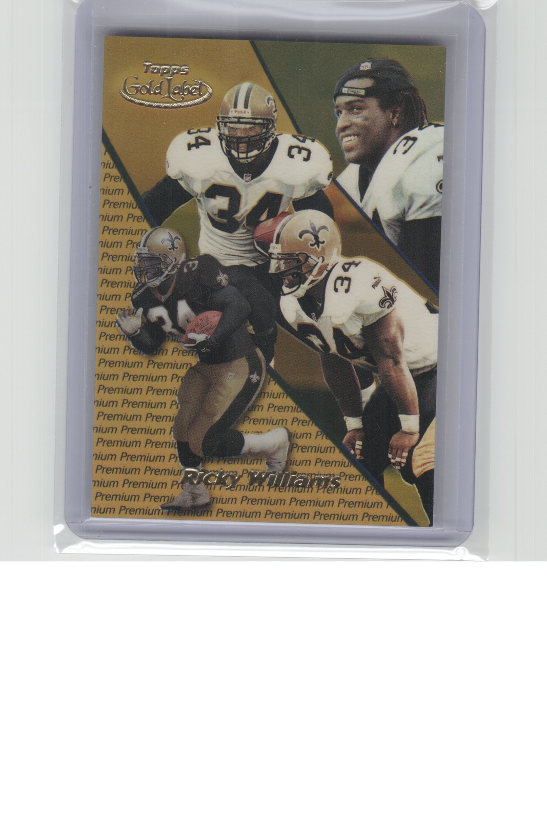 2000 Topps Gold Label #50 Ricky Williams Premium #/1000 B13R1C173
