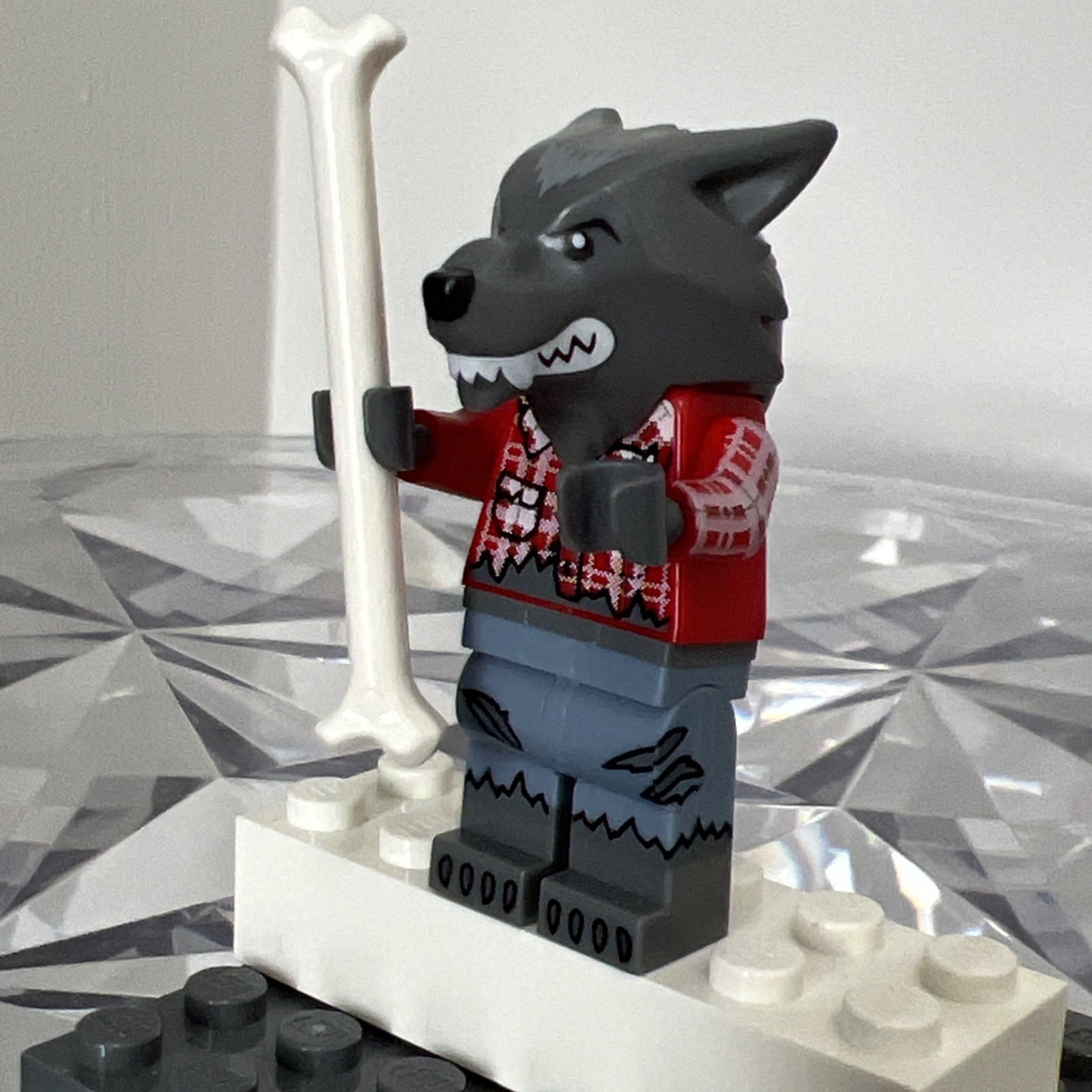 Купить Excellent Lego Wolf Minifigure Series 71010 Rare Werewolf