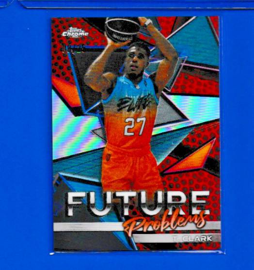 2021 Topps Chrome OTE #FP-10 TJ Clark Orange /25 First on Print RC