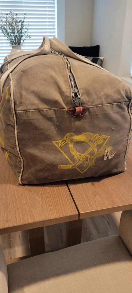 Bolso de Equipo Vintage Pittsburgh Penguins Auténtico NHL Foto 3 de 4