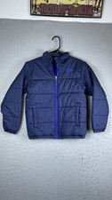 The North Face Jacket Boys Medium 10/12 Blue Puffer Insulated Winter Coat Warm