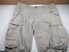 Vtg POLO Ralph Lauren mens beige Military Surplus cargo pants 40x30 J4883a