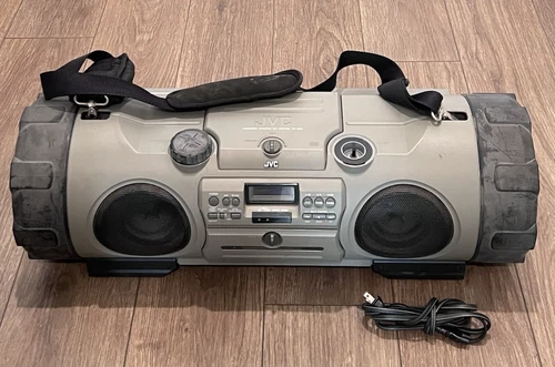 Vintage JVC RV-B90 Kaboom BoomBox CD Cassette Tape Radio AM/FM