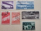 RUSSIA USSR 1931 ZEPPELIN Airship Complete Set Used C20 to C24 + C22a Stamps — photo 1