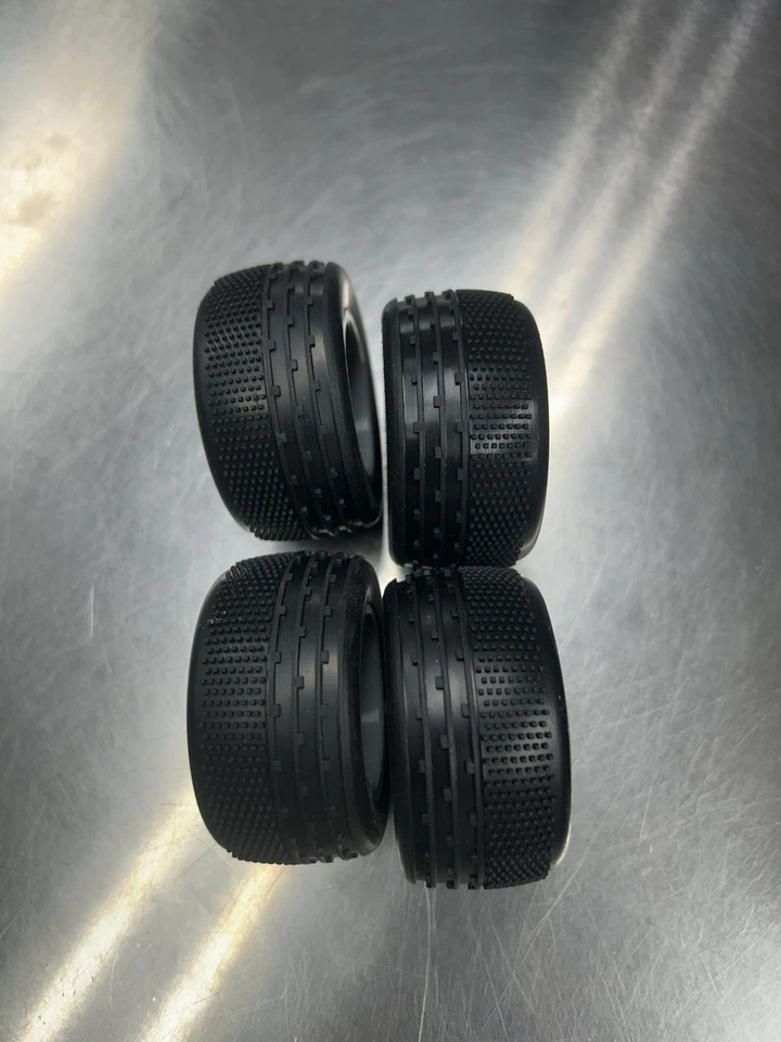 Team Associated Rc18 Wheels And Tires UPGRADE 1/18 NEW - Image 2 of 3