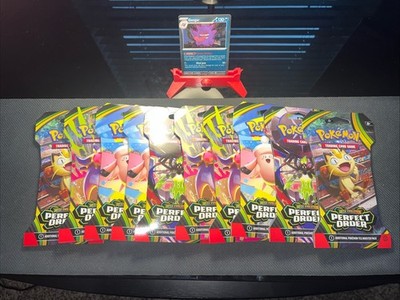 BRAND NEW-Pokemon TCG x10 Perfect Order Sleeved Booster Packs-SEALED