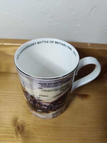 70th Anniversary Of The Battle Of Britain Bone China Mug Cup Spitfire Past Times - Picture 2 of 7